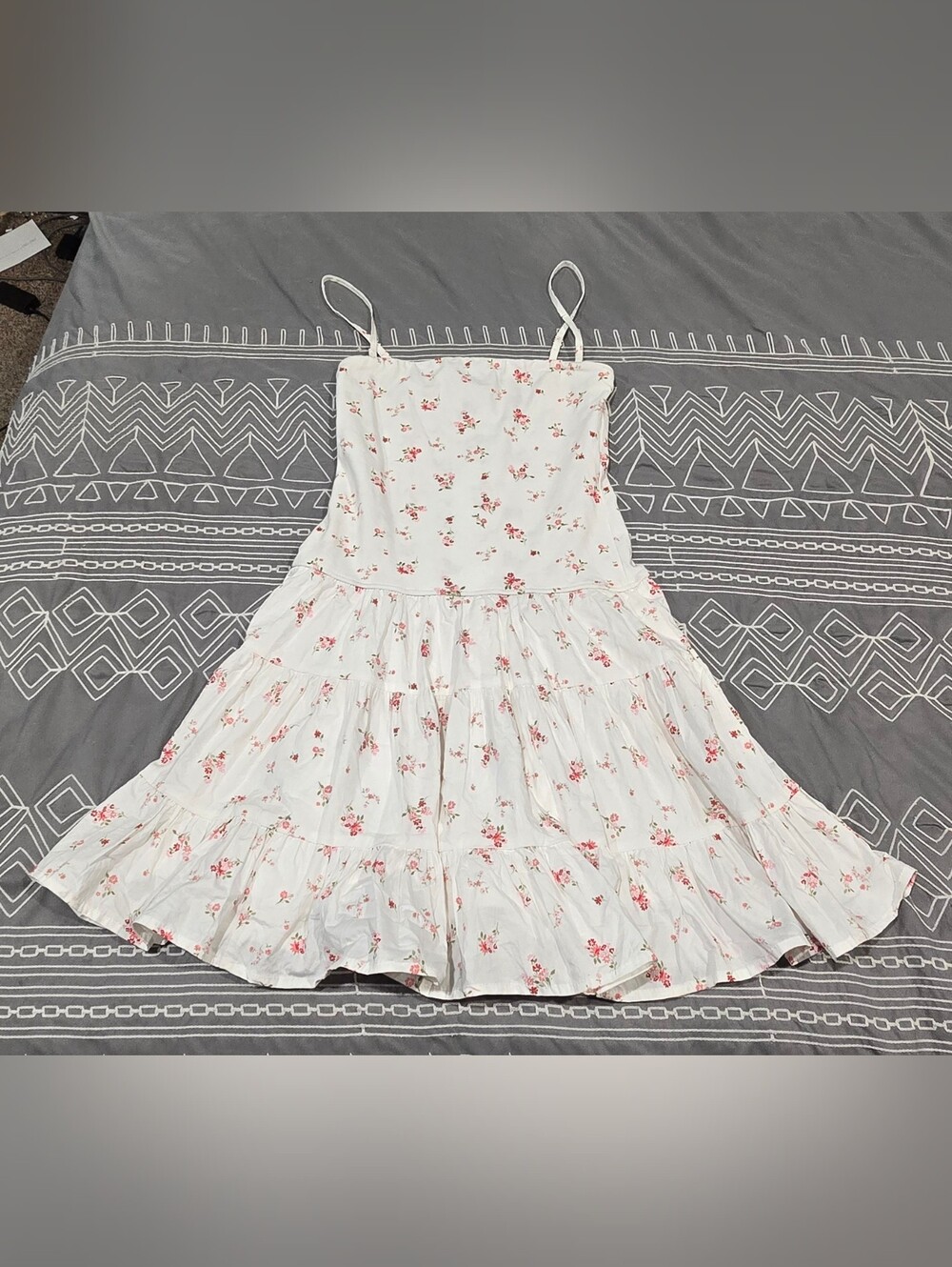 Aeropostale Floral Drop Waist Mini Dress Size XS